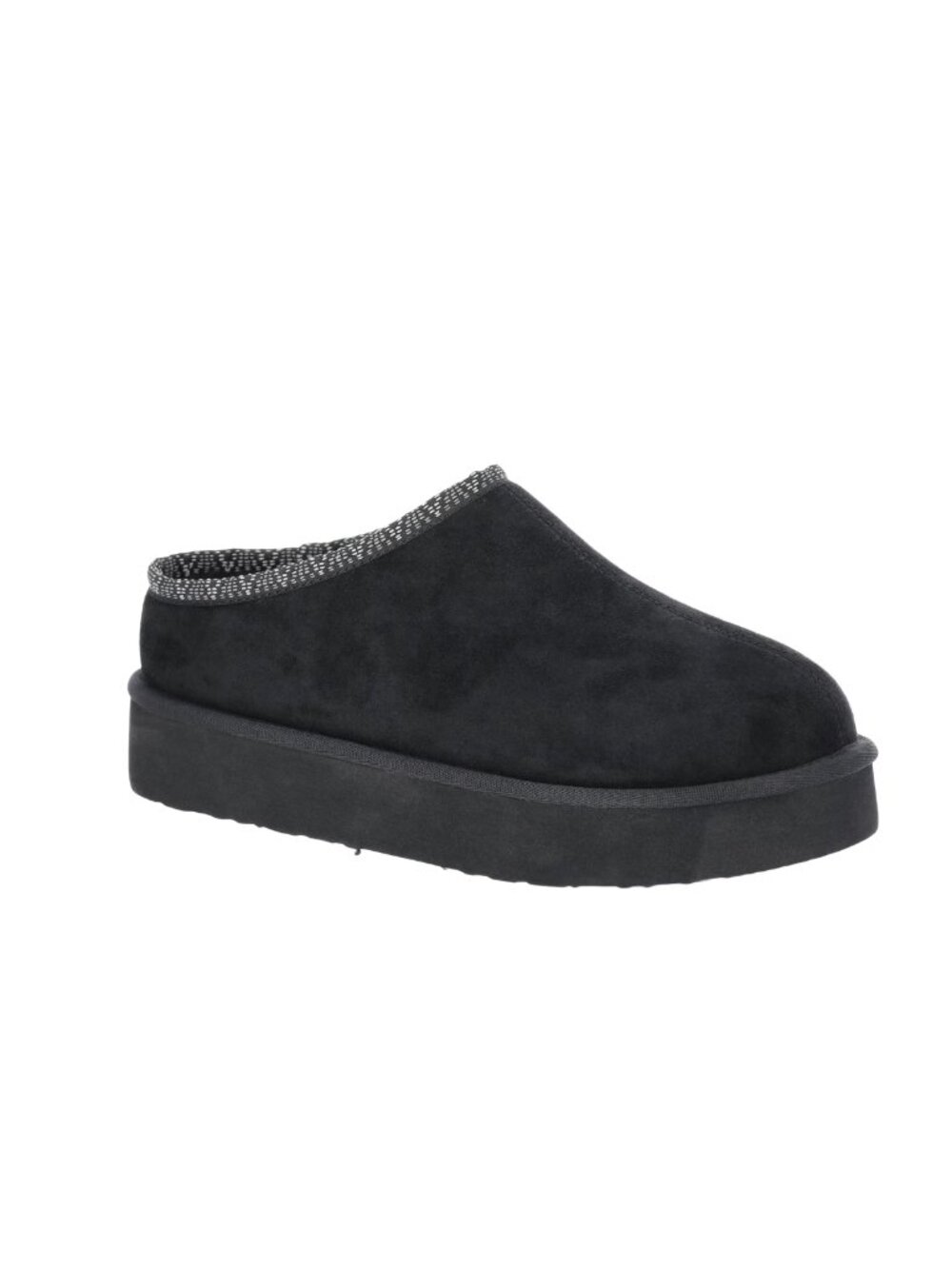 Pawz Women's Hazel Platform Clog Slippers with Faux Fur Lining